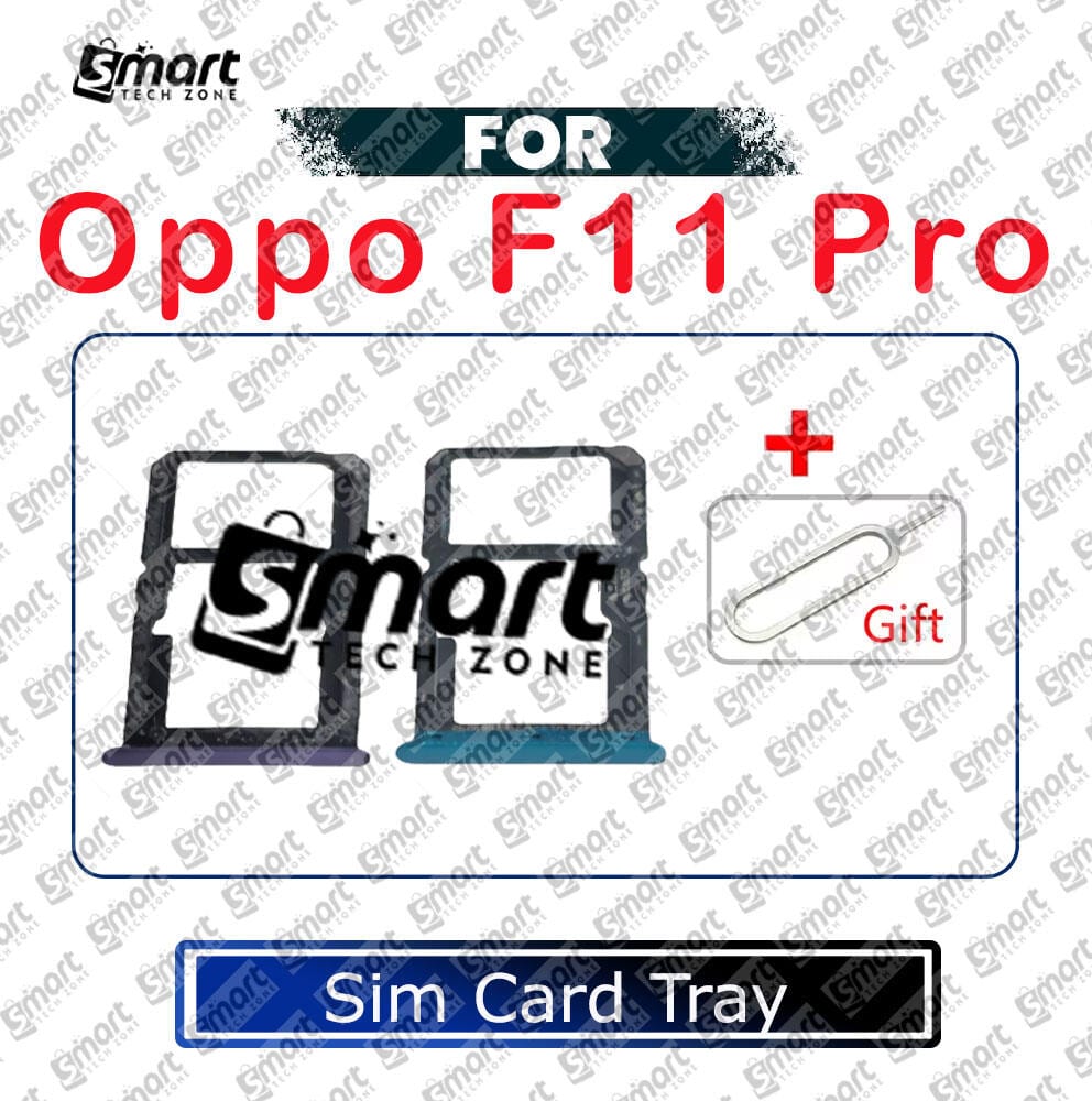 For Oppo F11 Pro Sim Tray Micro SD Card Slot with Sim Ejector Pin Replacement Parts