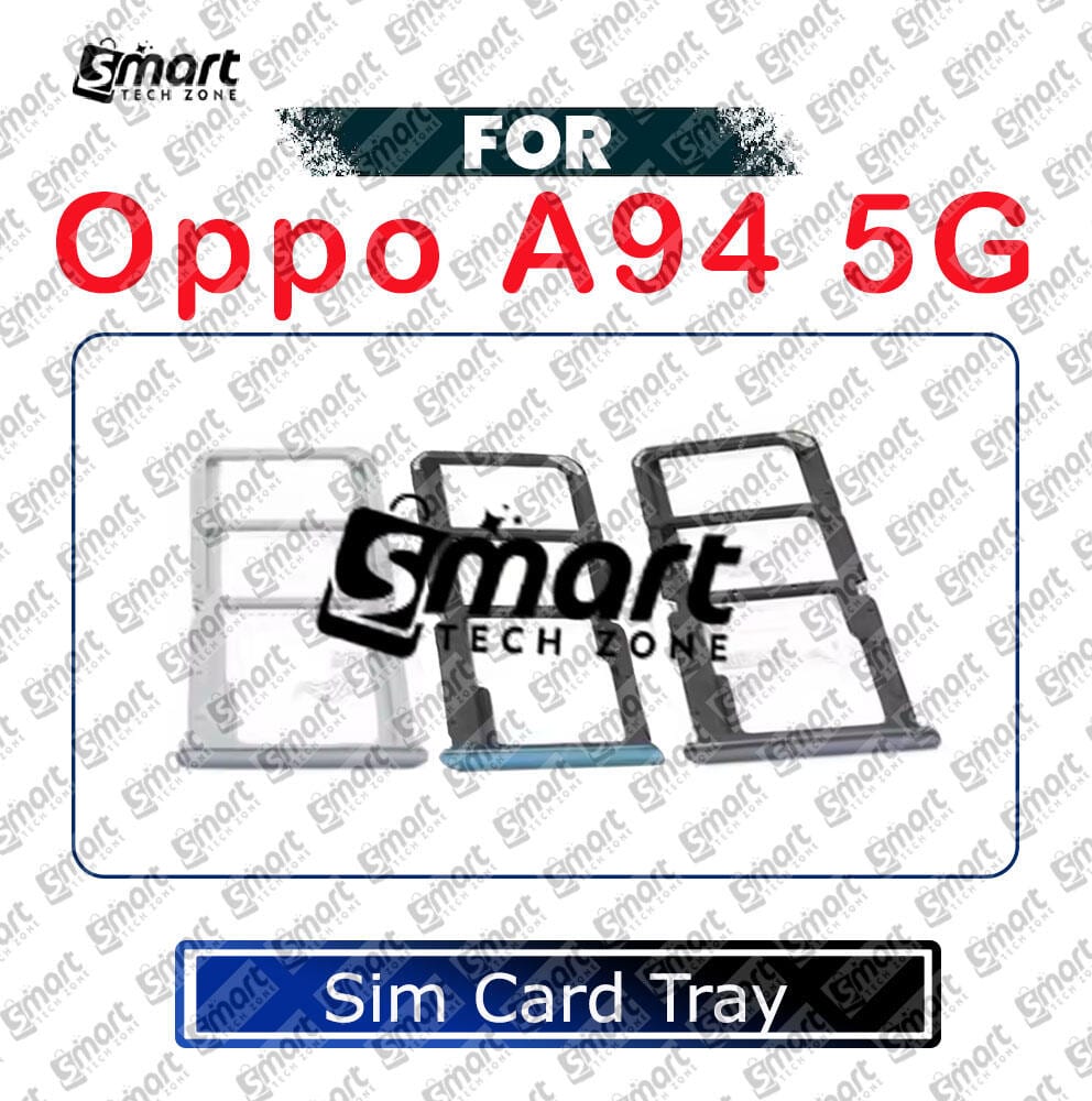 For Oppo A94 5G Sim Tray Micro SD Card Slot with Sim Ejector Pin Replacement Parts