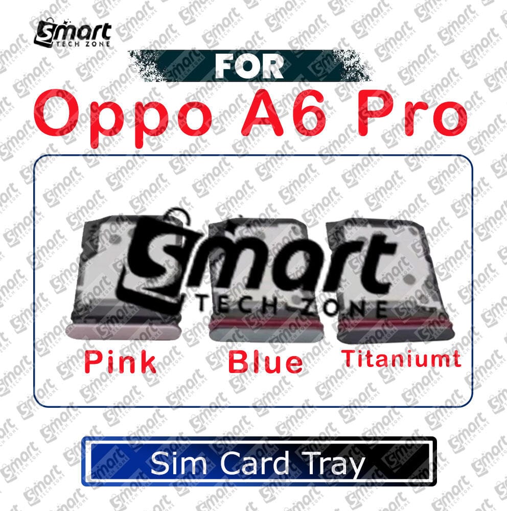 For Oppo A6 Pro Sim Tray Micro SD Card Slot with Sim Ejector Pin Replacement Parts