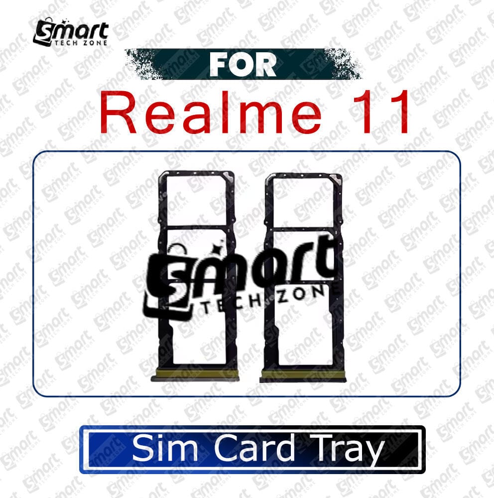 For Realme 11 Sim Tray Micro SD Card Slot with Sim Ejector Pin Replacement Parts