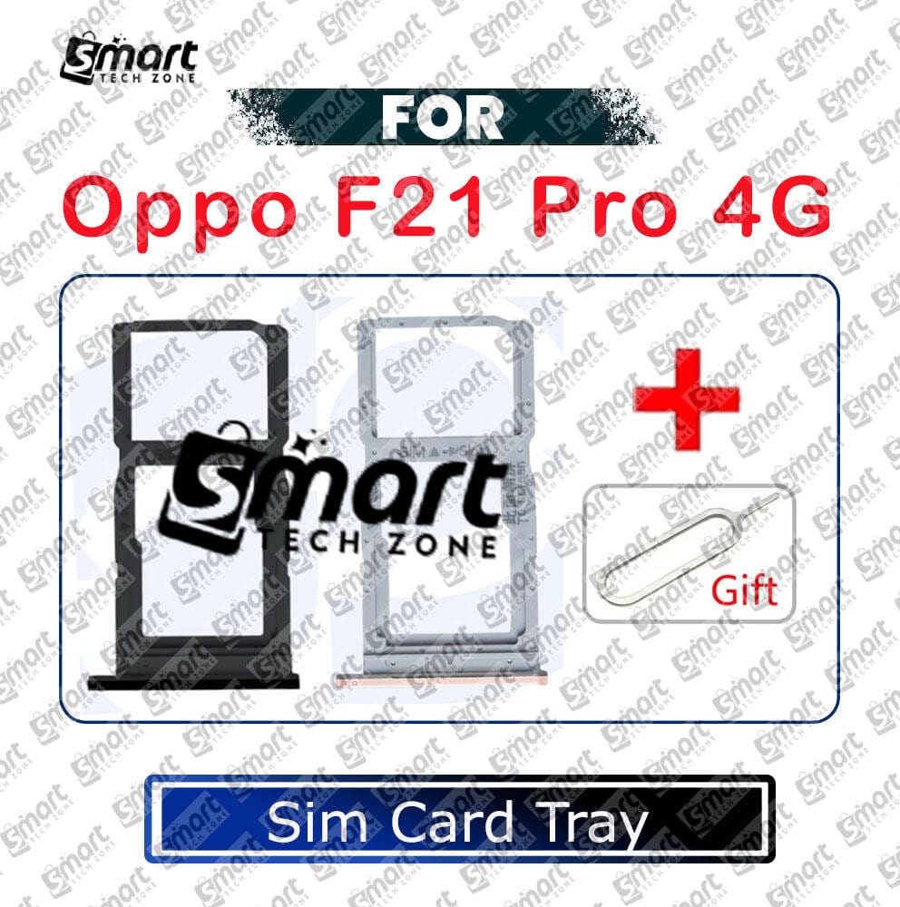 For Oppo F21 Pro 4G Sim Tray Micro SD Card Slot with Sim Ejector Pin Replacement Parts
