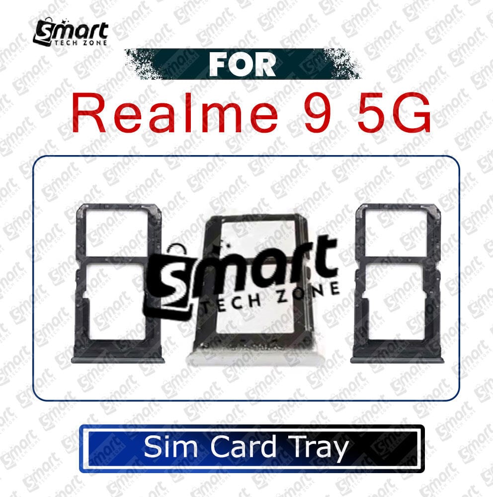 For Realme 9 5G Sim Tray Micro SD Card Slot with Sim Ejector Pin Replacement Parts