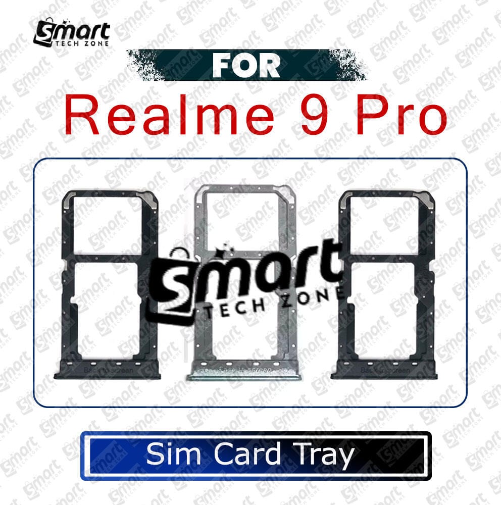 For Realme 9 Pro Sim Tray Micro SD Card Slot with Sim Ejector Pin Replacement Parts
