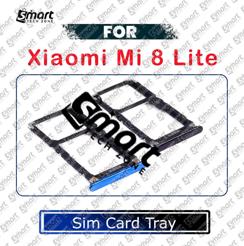 For Xiaomi Mi 8 Lite Sim Tray Micro SD Card Slot with Sim Ejector Pin Replacement Parts