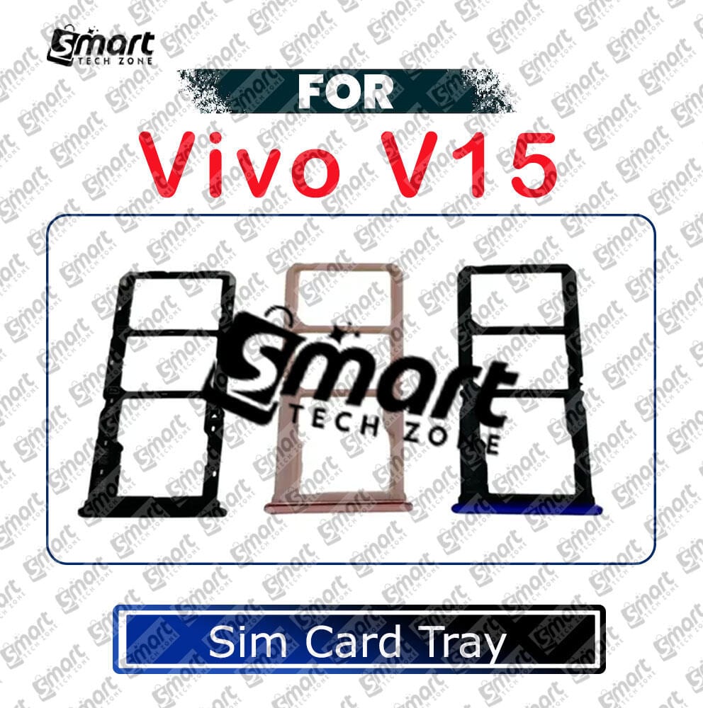 For Vivo V15 Sim Tray Micro SD Card Slot with Sim Ejector Pin Replacement Parts