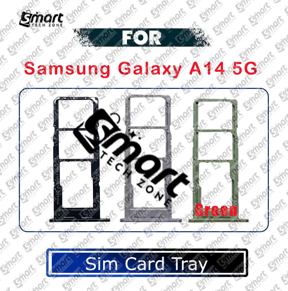 For Samsung Galaxy A14 5G Sim Tray Micro SD Card Slot with Sim Ejector Pin Replacement Parts