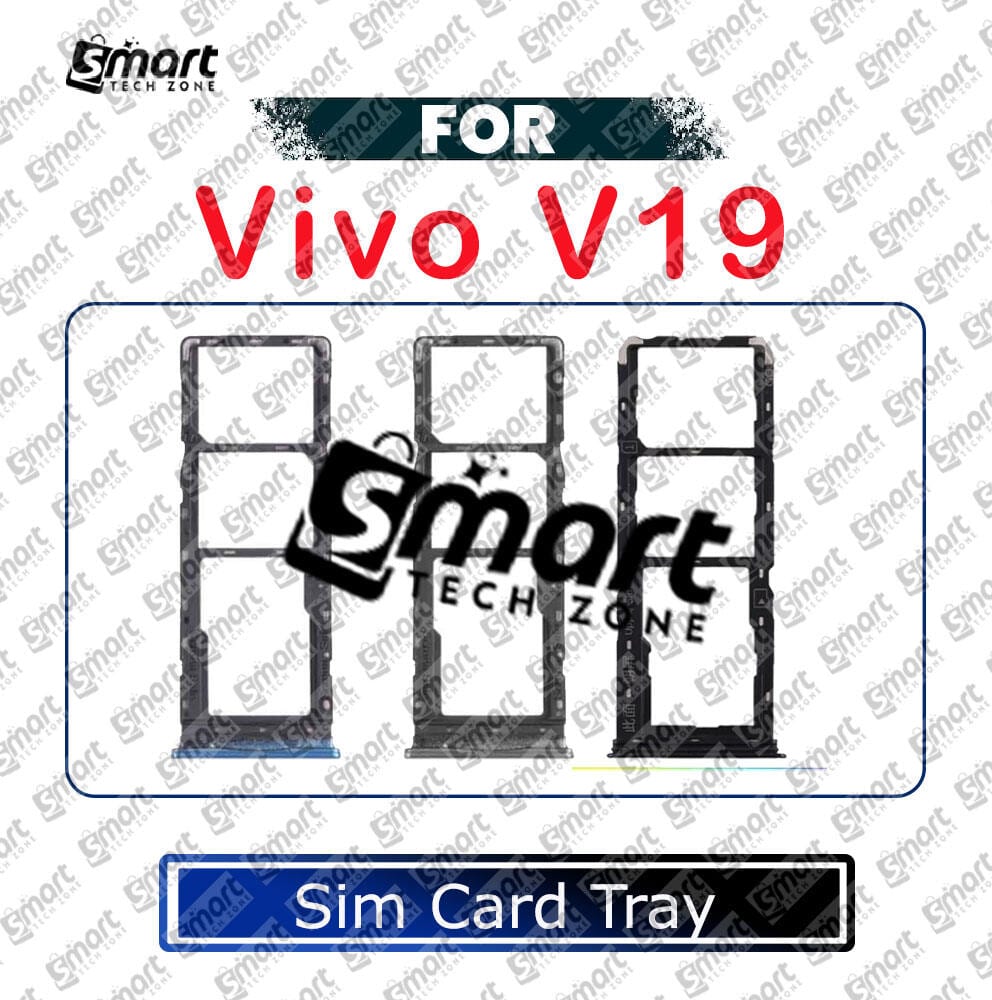 For Vivo V19 Sim Tray Micro SD Card Slot with Sim Ejector Pin Replacement Parts