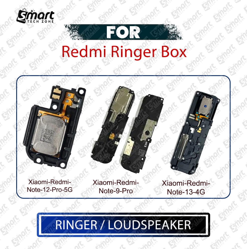 Loud Speaker Ringer for Xiaomi Redmi Note 12 Pro 5G / Redmi Note 13 5G / Redmi Note 9 Pro – Replacement Part
