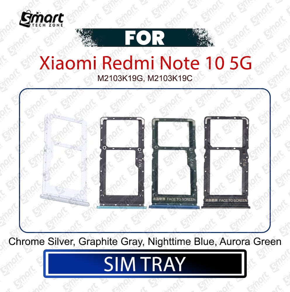 Xiaomi Redmi Note 10 5G SIM Tray & SD Card Holder – Replacement Part