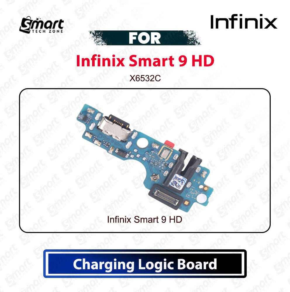 Infinix Smart 9 HD Charging Logic Board Charging Port USB Plug PCB Dock Connector Replacement Spare Repair Part For Infinix X6532C