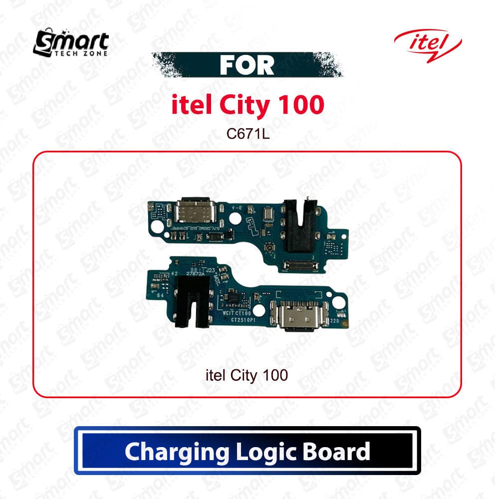 itel City 100 Charging Logic Board Charging Port USB Plug PCB Dock Connector Replacement Spare Repair Part For C671L