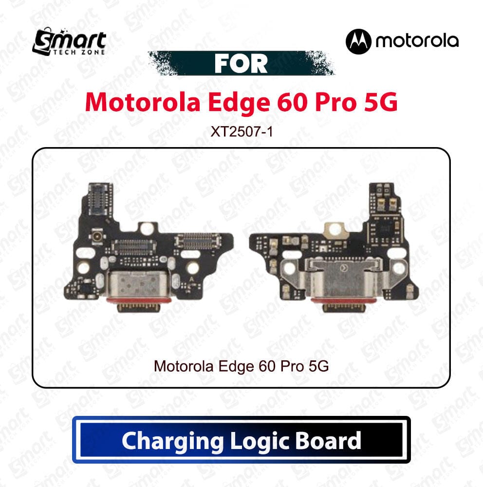 Motorola Edge 60 Pro 5G Charging Logic Board Charging Port USB Plug PCB Dock Connector Replacement Spare Repair Part For XT2507-1