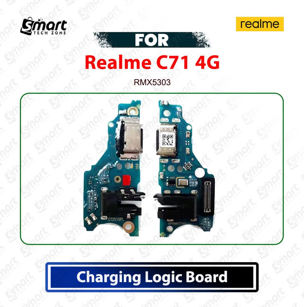 Realme C71 4G Charging Logic Board Charging Port PCB USB Plug Dock Connector Flex Replacement Repair Spare Part For RMX5303