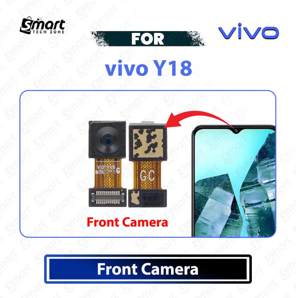 vivo Y18 Front Camera Module - Front Selfie Camera Flex Cable Ribbon Sensor Replacement Repair Spare Parts