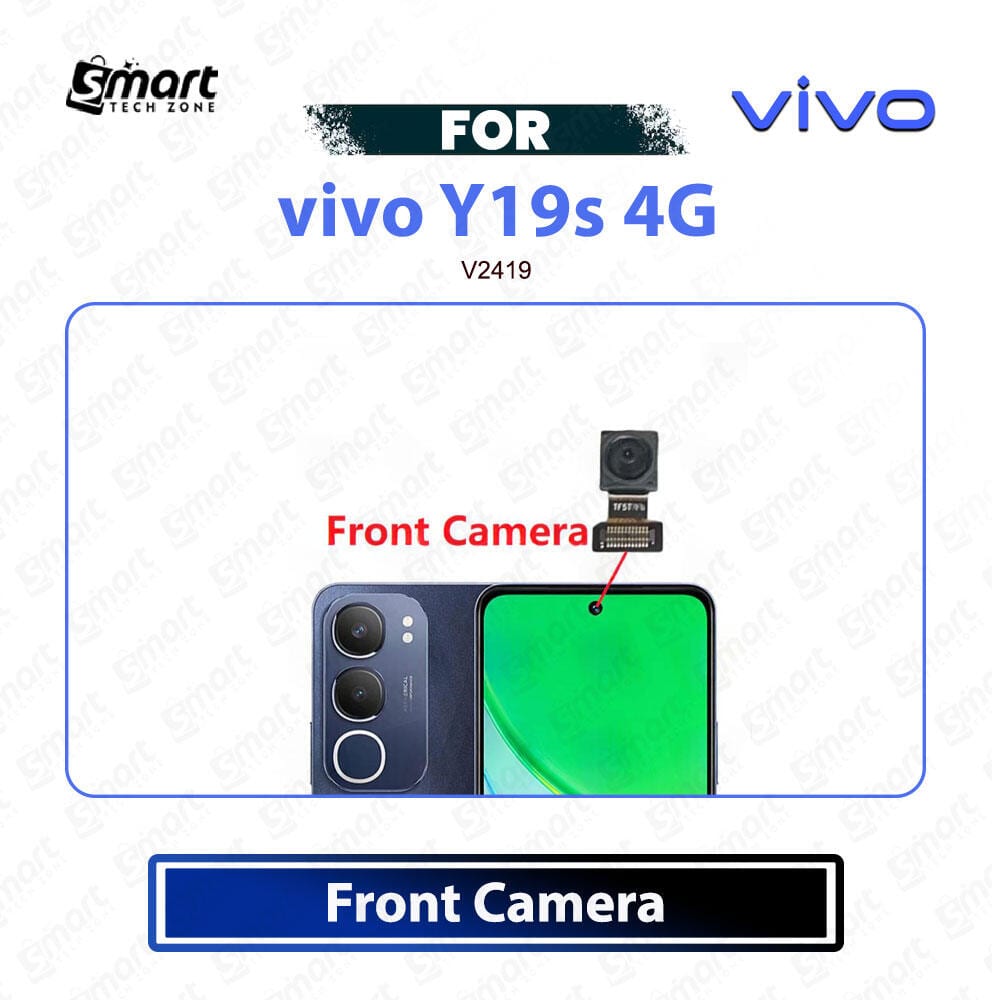 vivo Y19s 4G Front Camera Module - Front Selfie Camera Flex Cable Ribbon Sensor Replacement Repair Spare Parts For V2419
