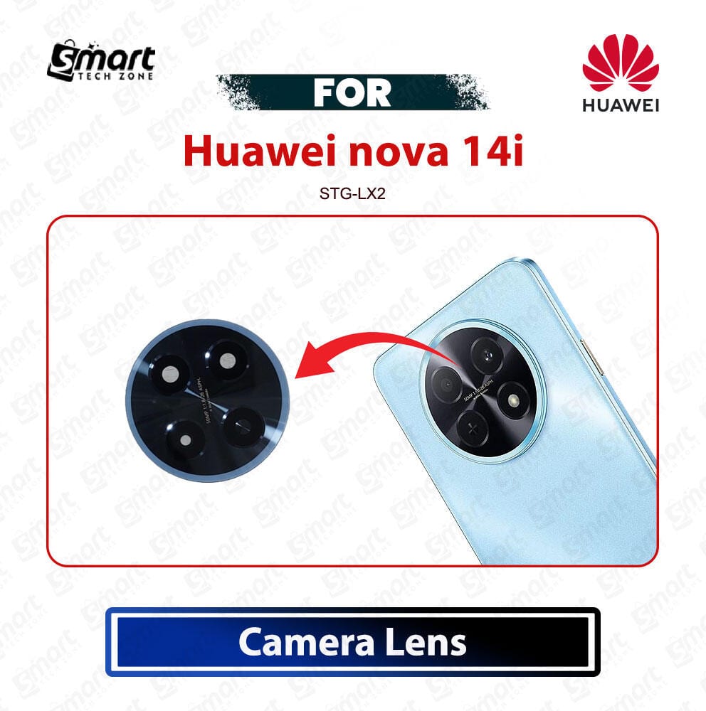 Huawei Nova 14i Rear Main Camera Glass Lens Cover Replacement Repair Spare Part For STG-LX2
