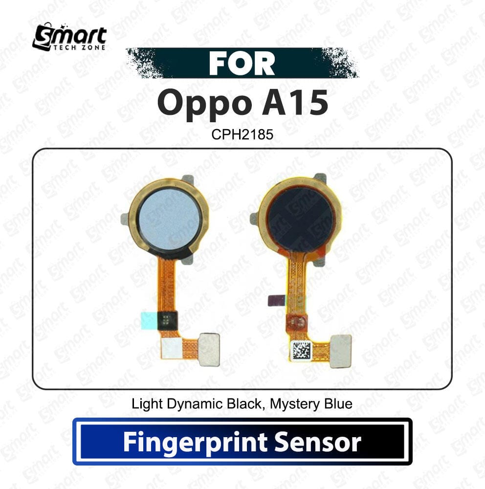 Oppo A15 Fingerprint Sensor Flex Cable Ribbon Touch ID Sensor Connecting Cable Replacement Repair Spare Part For CPH2185