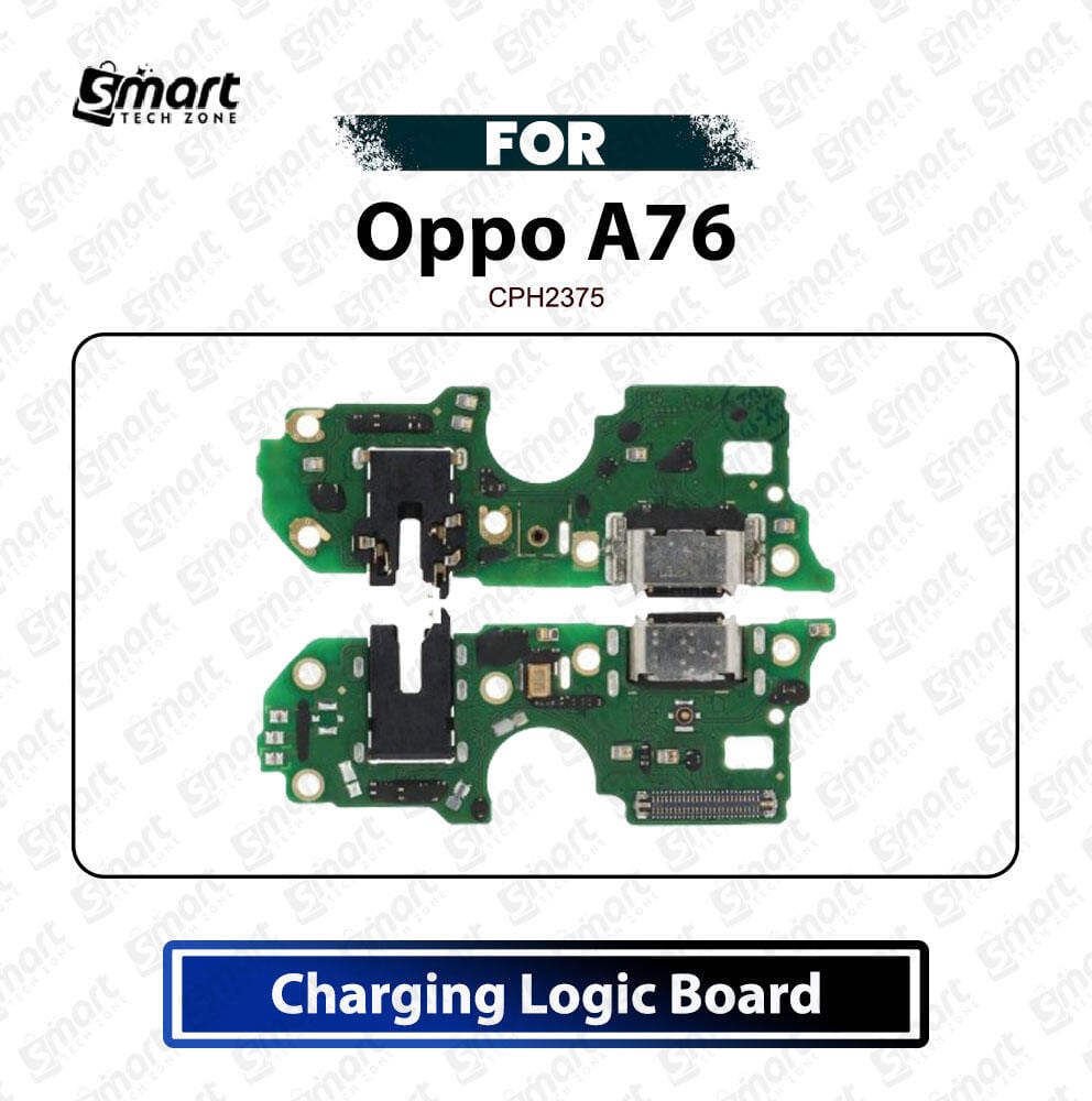 Oppo A76 Charging Logic Board Charging Port USB Plug PCB Dock Connector Replacement Spare Repair Part For CPH2375
