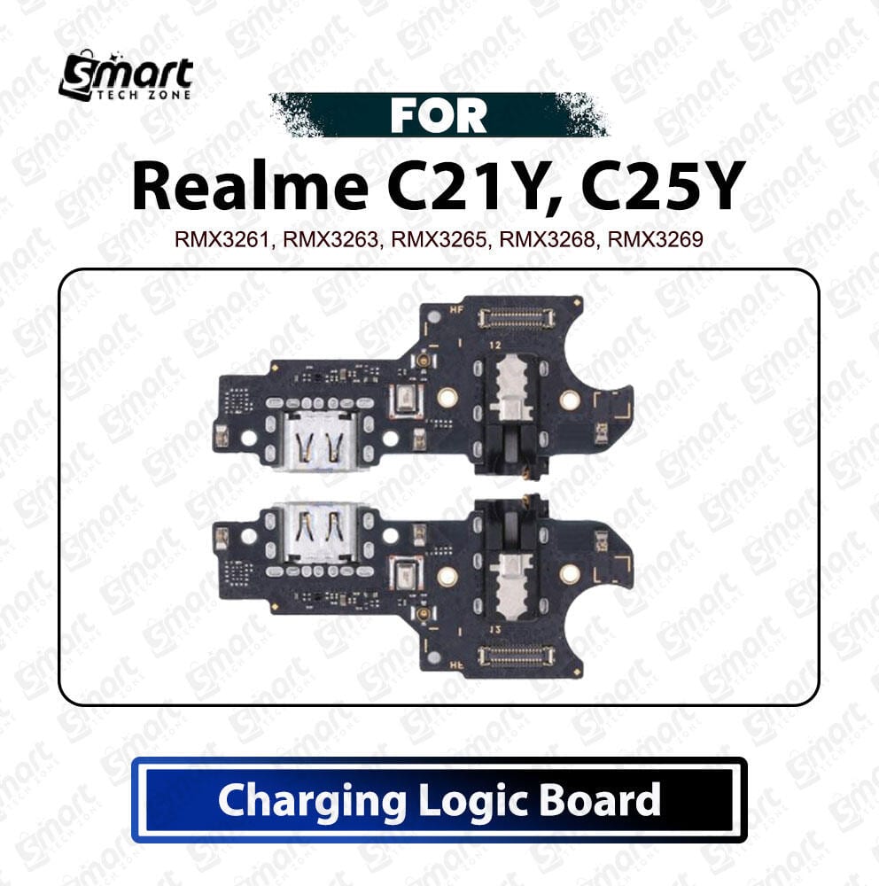 Realme C21Y, C25Y Charging Logic Board Charging Port USB Plug PCB Dock Connector Replacement Spare Repair Part