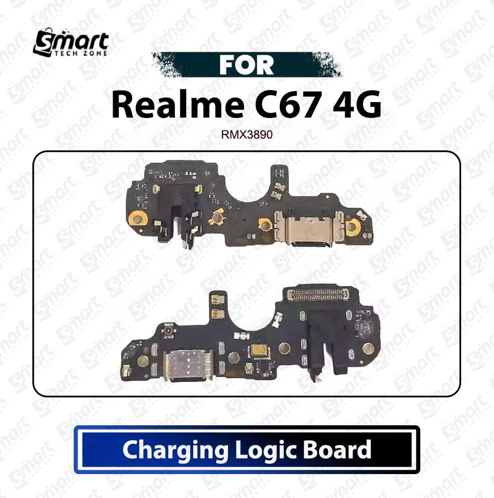 Realme C67 4G Charging Logic Board Charging Port USB Plug PCB Dock Connector Replacement Spare Repair Part  For RMX3890