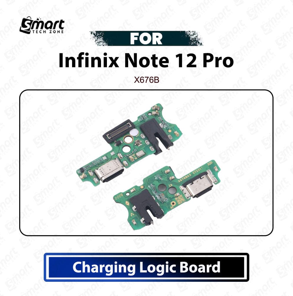 Infinix Note 12 Pro Charging Logic Board Charging Port USB Plug PCB Dock Connector Replacement Spare Repair Part For X676B