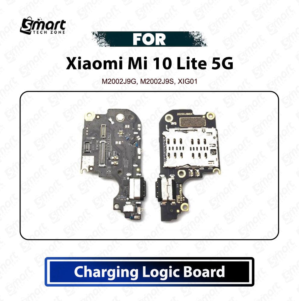 Xiaomi Mi 10 Lite 5G Charging Logic Board Charging Port USB Plug PCB Dock Connector Replacement Spare Repair Part For ‎‎M2002J9G, M2002J9S, XIG01