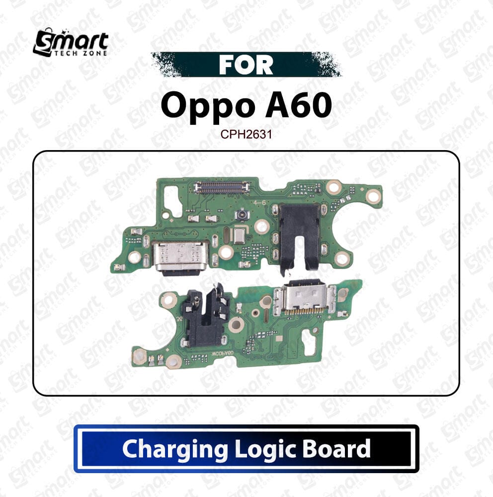 Oppo A60 Charging Logic Board Charging Port USB Plug PCB Dock Connector Replacement Spare Repair Part For CPH2631