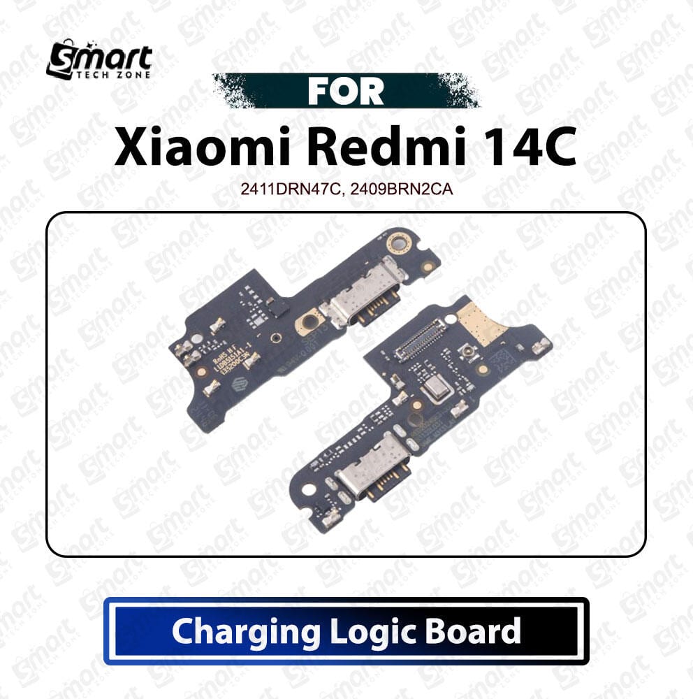 Xiaomi Redmi 14C Charging Logic Board Charging Port USB Plug PCB Dock Connector Replacement Spare Repair Part  For 2411DRN47C, 2409BRN2CA
