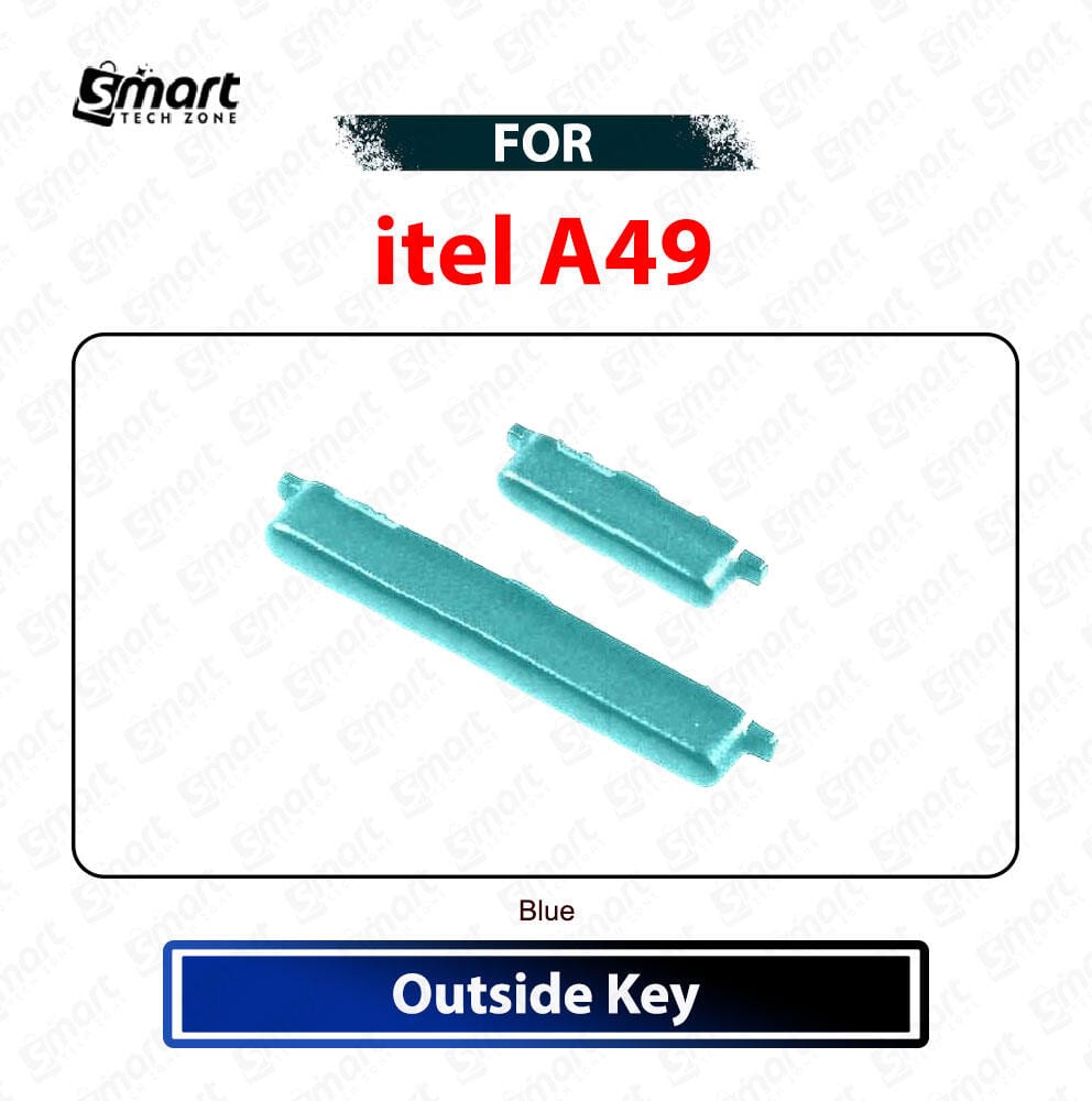 itel A49 Power On Off Switch Button Side Volume Up Down Buttons Replacement Repair Spare Part