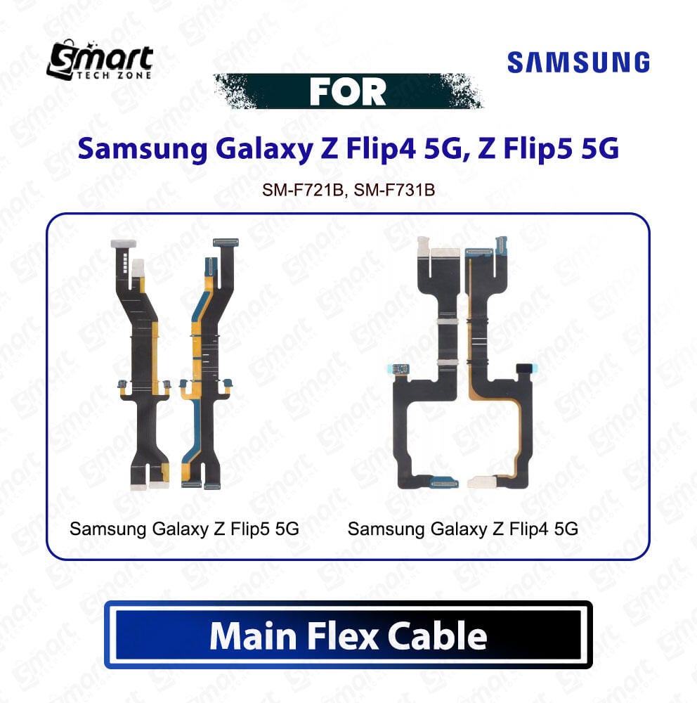 Samsung Galaxy Z Flip4 5G, Z Flip5 5G Main Board Motherboard Connector Flex Cable Ribbon PCB Board Replacement Repair Spare Part For SM-F721B, SM-F731B