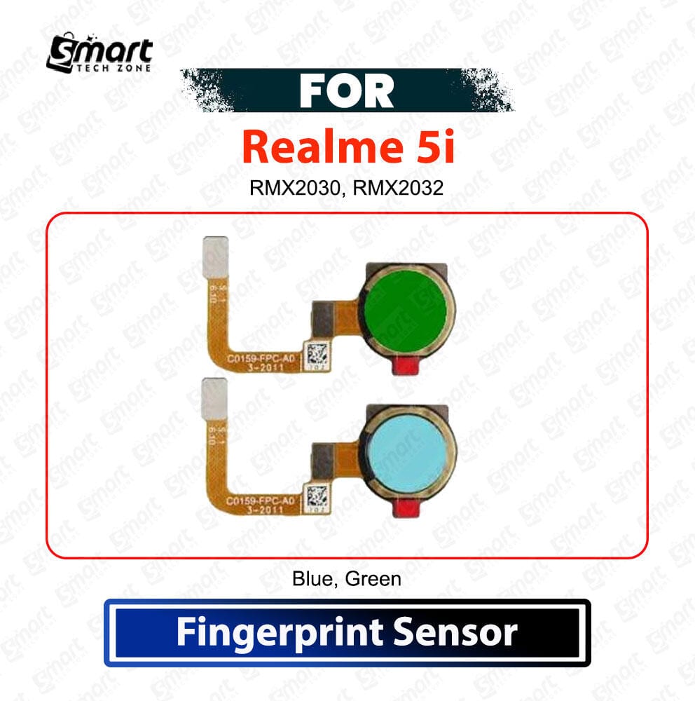 Realme 5i Fingerprint Sensor Flex Cable Ribbon Touch ID Sensor Connecting Cable Replacement Repair Spare Part For RMX2030, RMX2032