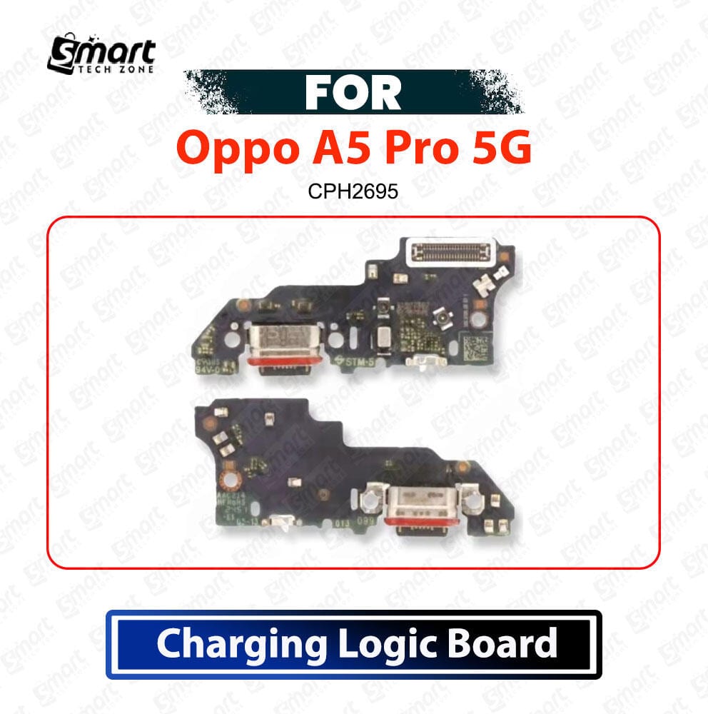 Oppo A5 Pro 5G Charging Logic Board Charging Port USB Plug PCB Dock Connector Replacement Spare Repair Part For CPH2695