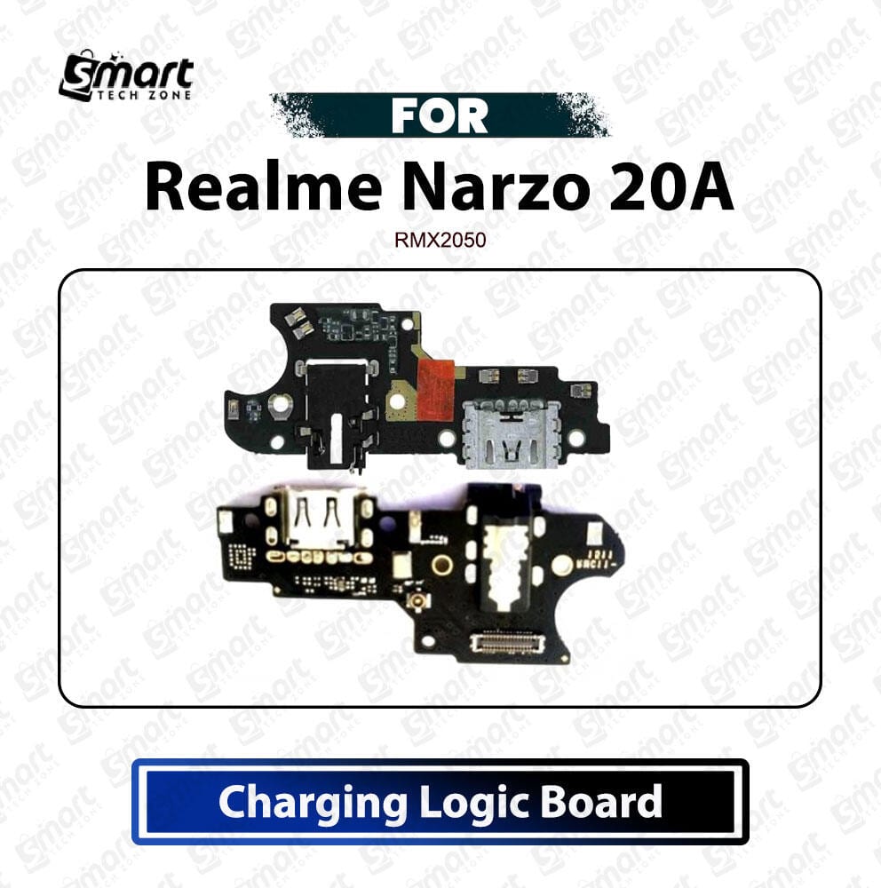 Realme Narzo 20A Charging Logic Board Charging Port USB Plug PCB Dock Connector Replacement Spare Repair Part  For RMX2050
