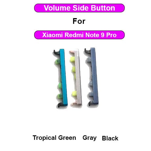 Volume Button Out Side Key For Xiaomi Redmi Note 9 Pro (M2003J6B2G) External Volume Button