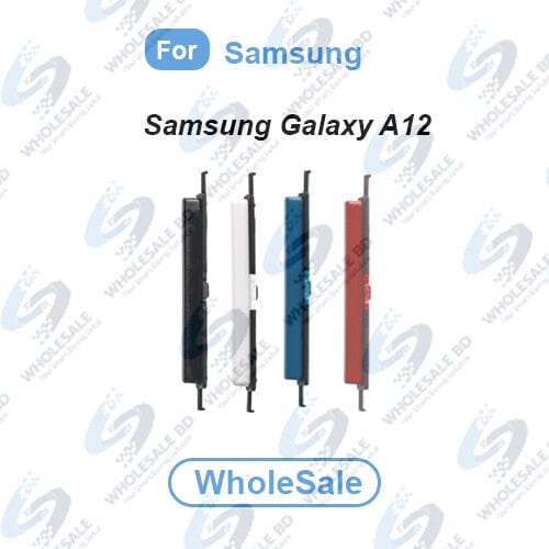 Compatible with Samsung Galaxy A12 ( SM-A125F/DSN, SM-A125F/DS, SM-A125F, SM-A125M, SM-A125U, SM-A125U1, SM-A125N, SM-A125W) External Side Buttons Power On Off + Volume Control Button Outside Side Keys (WholeSale)