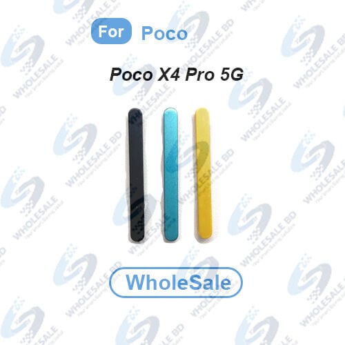 Volume Button Out Side Key For Xiaomi Poco X4 Pro 5G (2201116PG) External Side Button (WholeSale)