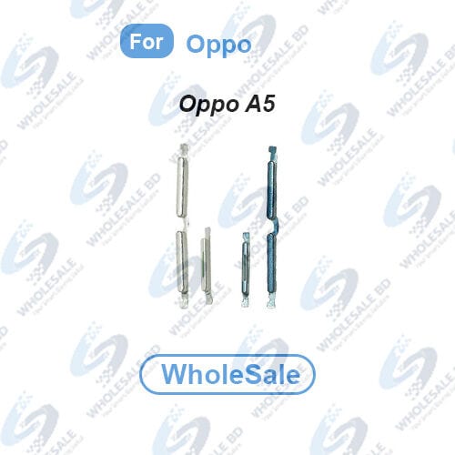 Power Volume Button Out Side Key For Oppo A5 (CPH2735) External Volume Button + Power ON OFF (WholeSale)