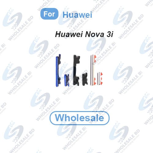 Power Volume Out Side Key Side Button For Huawei Nova 3i (INE-LX1, INE-LX1r, INE-LX1, Sydney 6353, INE-LX2r, INE-AL00, INE-TL00) External Volume Button + Power ON/OFF (Wholesale)