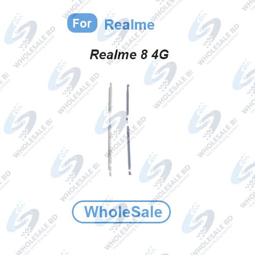 Realme 8 4G (RMX3085) External Side Buttons Power On/Off and Volume Control Replacement Keys (WholeSale)