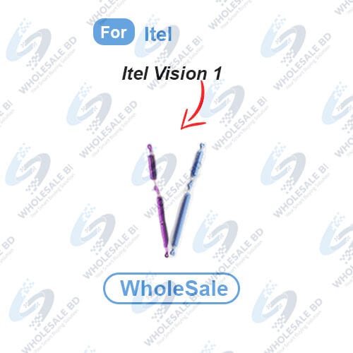 Power Volume Out Side Key Side Button For Itel Vision 1 External Volume Button + Power ON OFF (WholeSale)