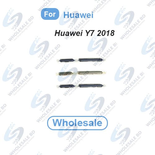 Power Volume Out Side Key Side Button For Huawei Y7 2018 (LDN-L01, LDN-LX3) Volume + Power Off On (Wholesale)