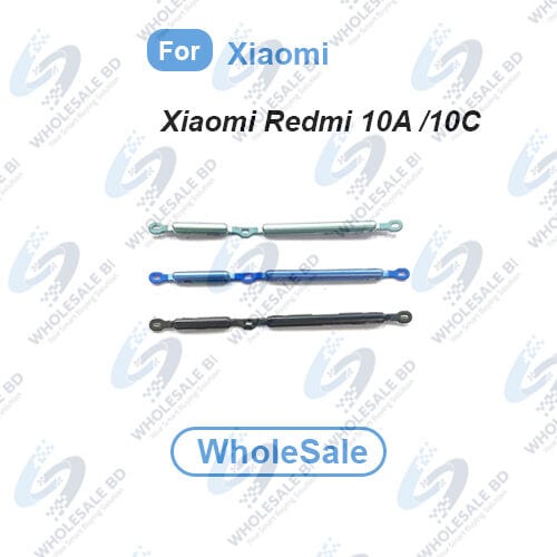 Power Volume Out Side Key Side Button For Xiaomi Redmi 10A 10C (220233L2C, 220233L2G, 220233L2I/220333QAG, 220333QBI, 220333QNY, 220333QL) External Volume Button + Power ON OFF (Wholesale)
