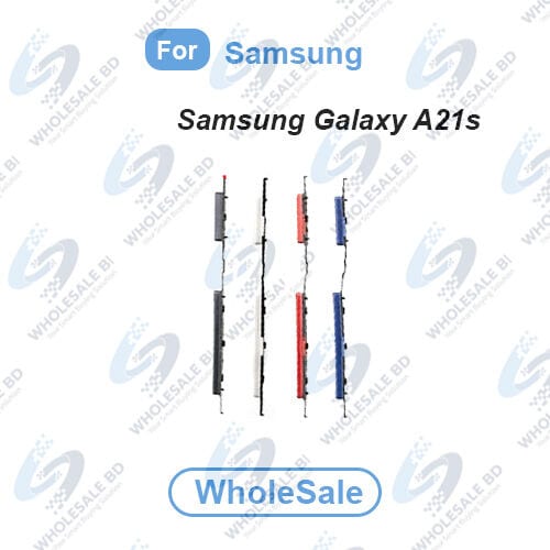 Power Volume Out Side Key Side Button For Samsung Galaxy A21s (SM-A217F, SM-A217F/DS, SM-A217F/DSN, SM-A217M, SM-A217M/DS, SM-A217N) External Volume Button + Power ON OFF (Wholesale)