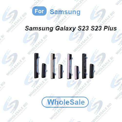 Compatible with Samsung Galaxy S23 S23 Plus External Side Buttons Volume Control Button Outside Side Keys (Wholesale)