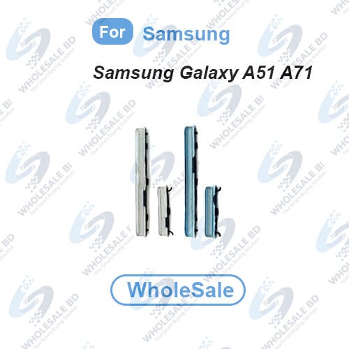 Power Volume Out Side Key Side Button For Samsung Galaxy A51 A71 External Side Buttons Volume Control Button Outside Side Keys (Wholesale)