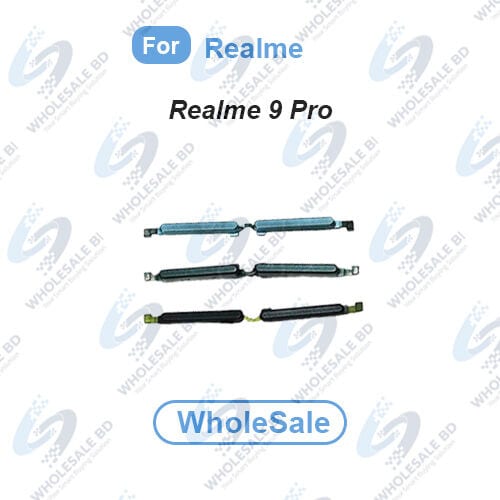 Volume Out Side Key Side Button For Realme 9 Pro (RMX3471, RMX3472) External Side Buttons Volume Control Button Outside Side Keys (Wholesale)