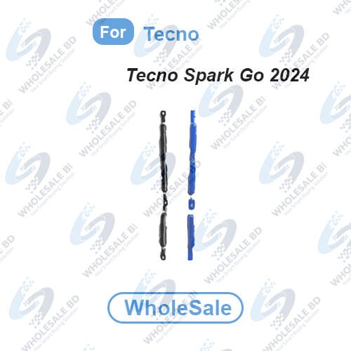 Power Volume Out Side Key Side Button For Tecno Spark Go 2024 (BG6) External Volume Button + Power ON OFF (Wholesale)