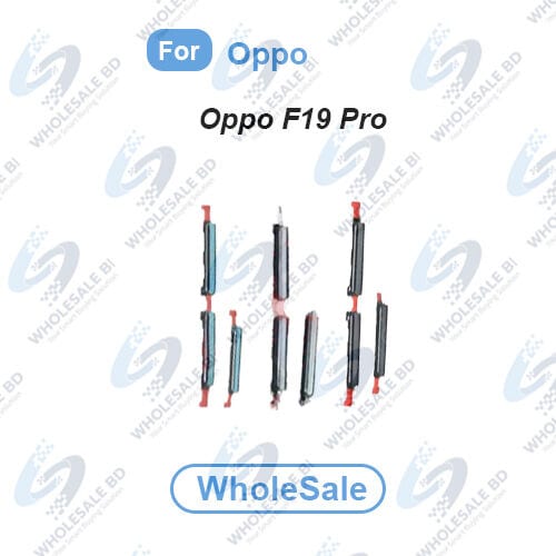 Power Volume Out Side Key Side Button For Oppo F19 Pro (CPH2285) External Side Buttons Volume Control Button Outside Side Keys (Wholesale)
