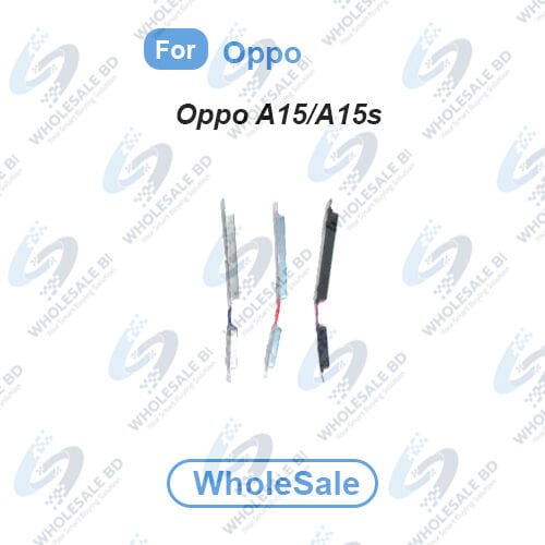 Power Volume Out Side Key Side Button For Oppo A15/A15s External Volume Button + Power ON OFF (Wholesale)