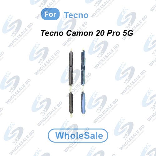 Power Volume Out Side Key Side Button For Tecno Camon 20 Pro 5G External Volume Button + Power ON OFF (Wholesale)